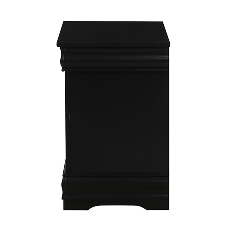 2-drawer Nightstand, Black