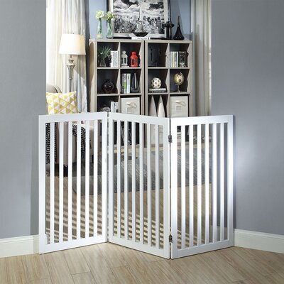 Archie & Oscar™ Renn Free Standing Pet Gate & Reviews | Wayfair