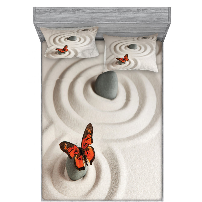 Microfiber Sheet Set, Queen Sheet Set with Fitted Sheet