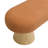 64"L Orange Boucle Upholstered Dining/Bedroom/Entry Bench Ottoman With Wood Legs & 300 LBS Capacity-689085568
