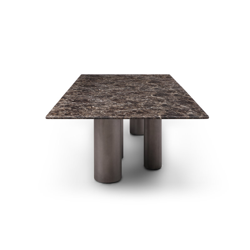Glass Top Dining Table, Black