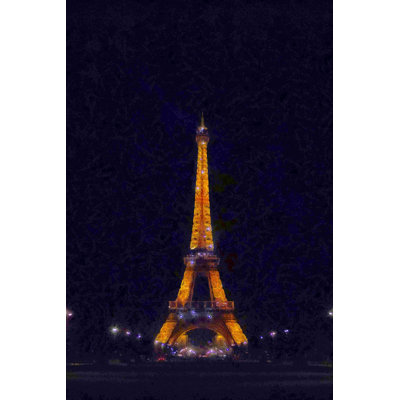 " Illuminated Eiffel Tower "