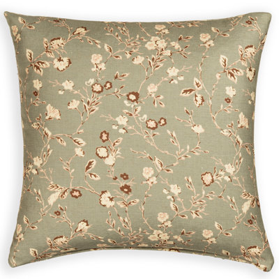 Winding Ivy Moss Throw Pillow