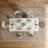 Lesle Faux Marble Top Dining Table with Carbon Steel Base-1276693596