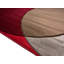 Tapis rouge / brun Janley-1823389048