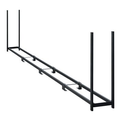 Harmannus 14.2'' W Metal Log Rack