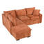 Canapé-lit modulaire convertible 82,67 po Chenille