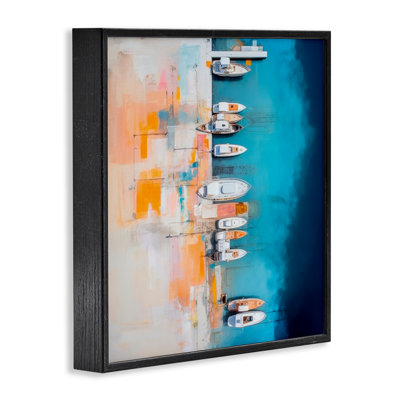 Boat Harbour Aerial View Giclee Art by Irena Orlov