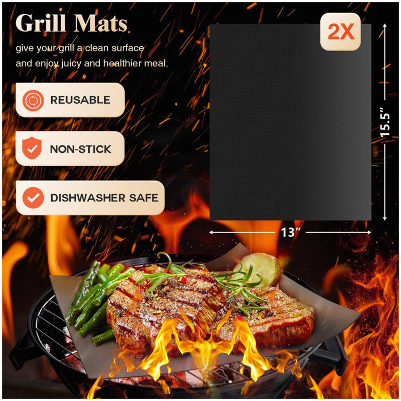 Ensemble d'accessoires pour barbecue en acier inoxydable 26 pièces