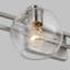 Eveline 2 Light Transparent Dimmable Vanity Light-863452987