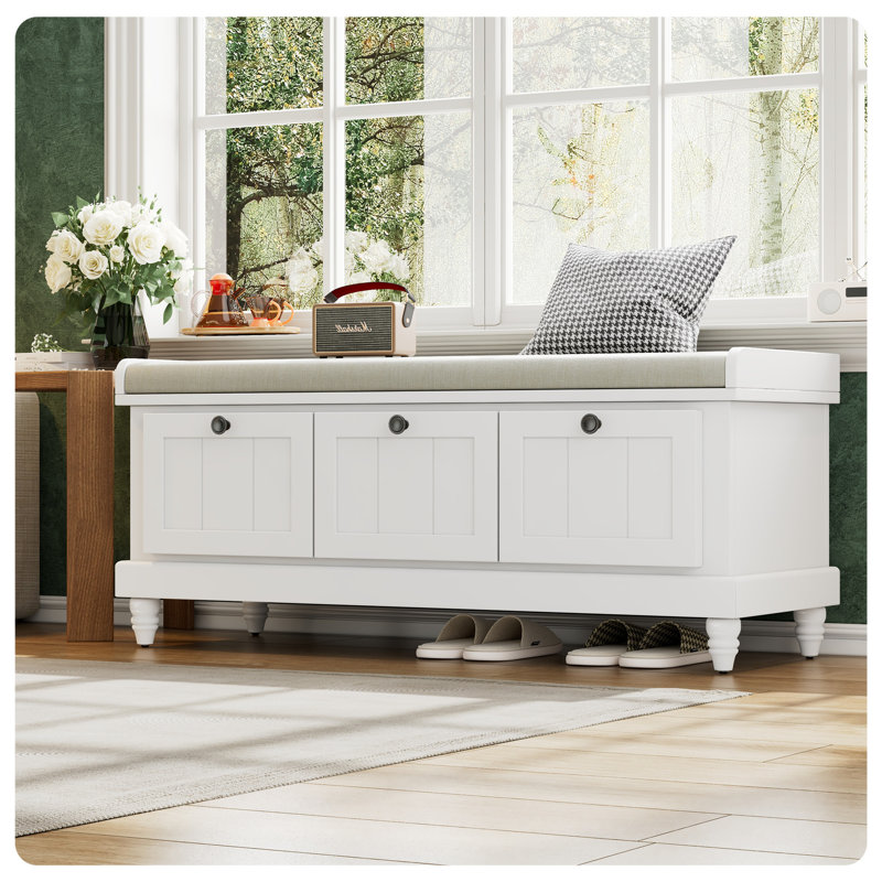 Banc pour chaussure, Blanc