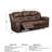 Reavis Faux Leather Pillow Top Arm Reclining Sofa-318874483-318874481