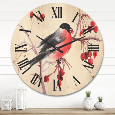 Solid Wood Wall Clock