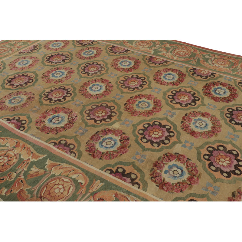 European One-of-a-Kind 9’3X12’6 Hand Knotted Area Rug