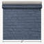 Papier peint contemporain 3D imitation brique rustique vieillie, bleu marine ardoise, style loft