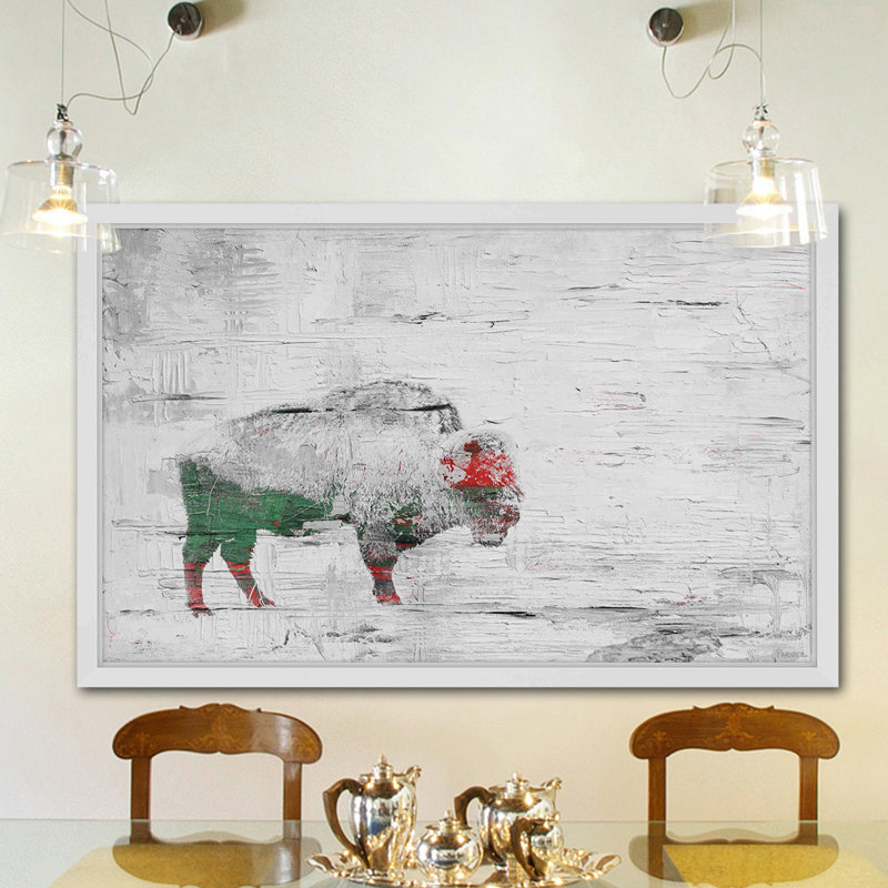 Parvez Taj - Single Picture Frame Painting, 41cm H x 61cm W x 3.8cm D