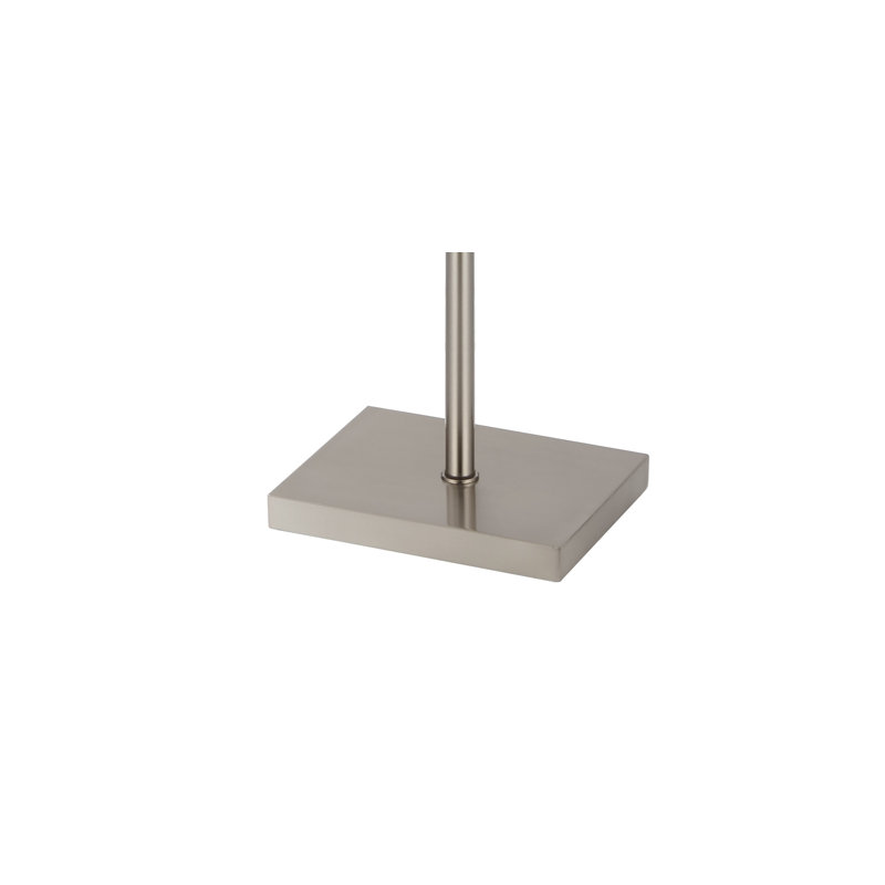 Lampe sur pied 61 po Courson, Nickel