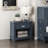 Sely Nightstand, 1 Drawer W Open Cubby, Wood, Ring Handle-114018878