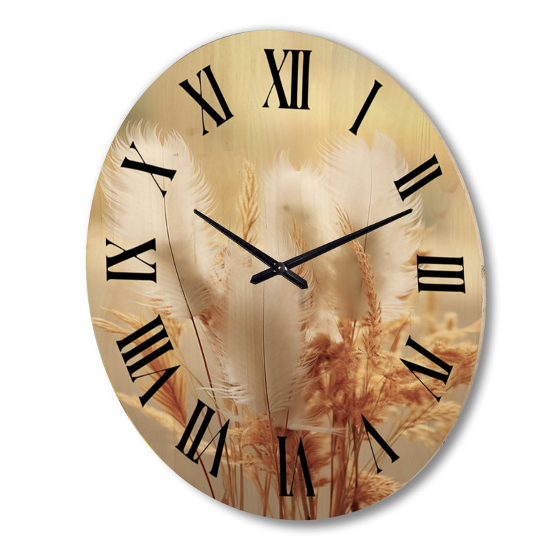 Horloge murale en bois massif Staats, Très grand