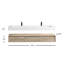 Ensemble de meuble-lavabo double mural 71 po Alysa-71095533