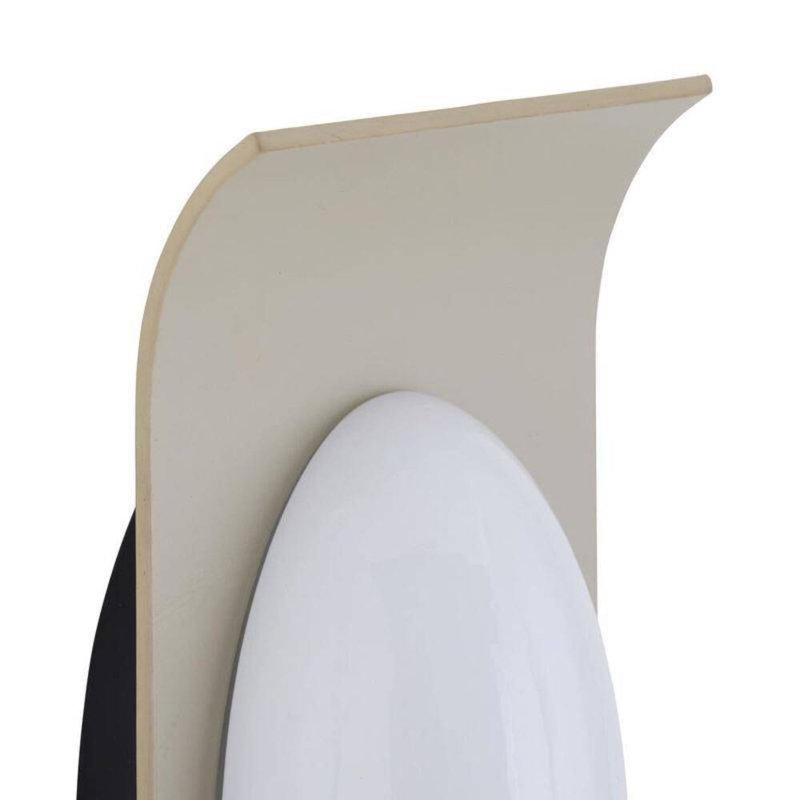 Jeter 1 - Light LED Armed Sconce, Bone