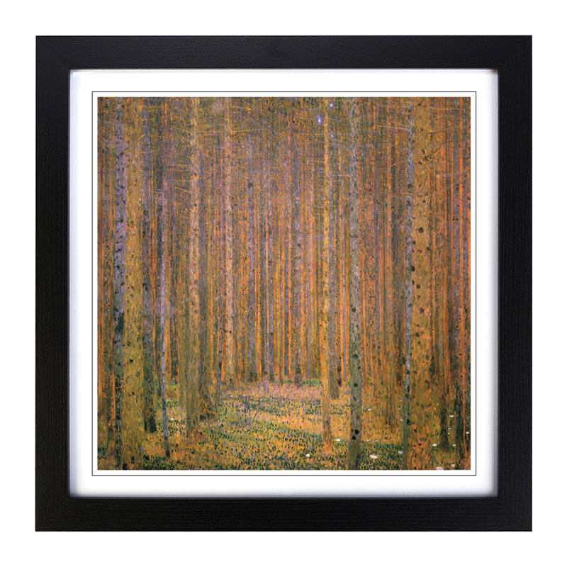 Gustav Klimt - Single Picture Frame Painting, Black