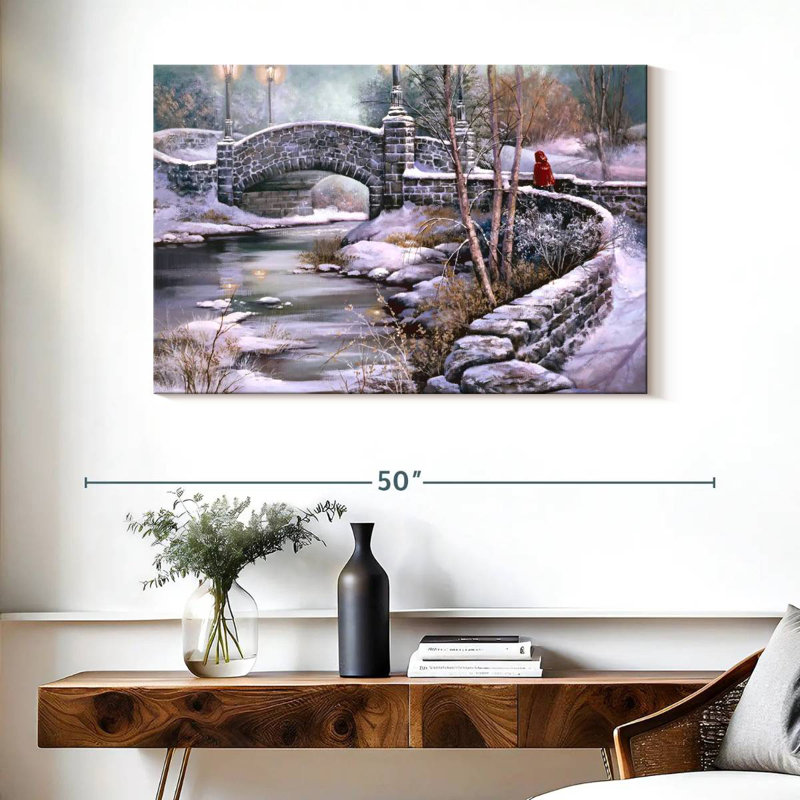 Alvord Campbell's Crossing, H 26 po x l 39 po