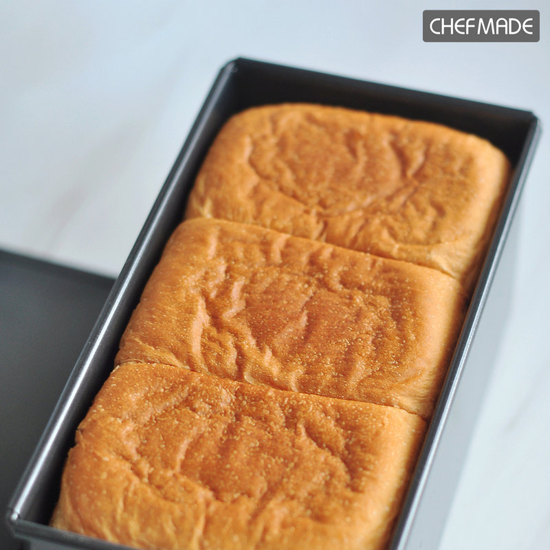 Boîte à pain rectangulaire ondulée pour la cuisson au four d'une capacité de pâte de 0,9 lb CHEFMADE