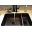 33" Hammered Copper 75/25 Double Basin Kitchen Sink