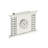 Industrial Roman Numeral Wood Tabletop Clock in