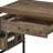 Black 1-Drawer Writing Desk