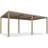 PURPLE LEAF 11x18 ft Louvered Pergola with LED Strip Lights, Aluminum Outdoor Pergola with Independent-125708469