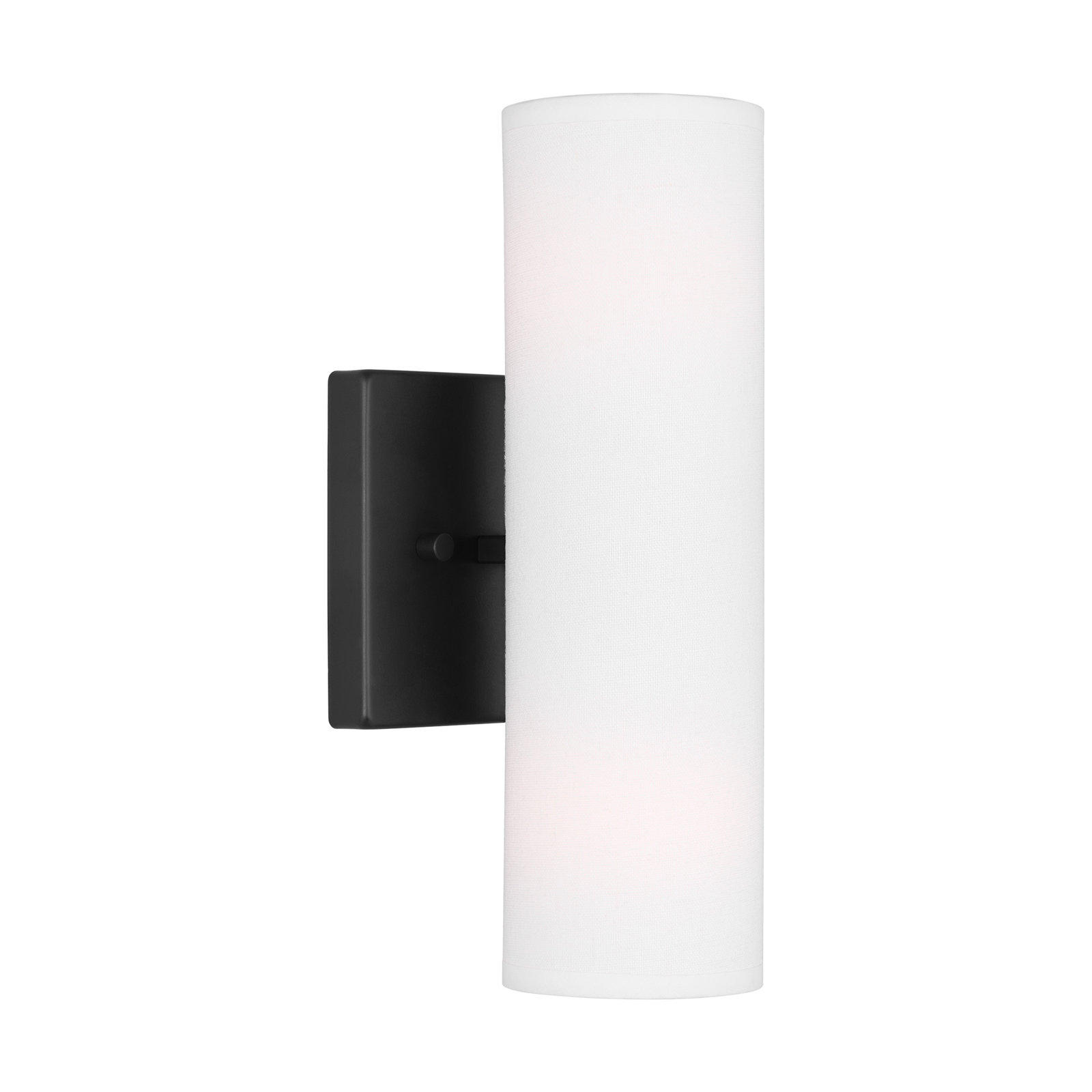 Capalino 2-Light Bath Sconce, Midnight Black
