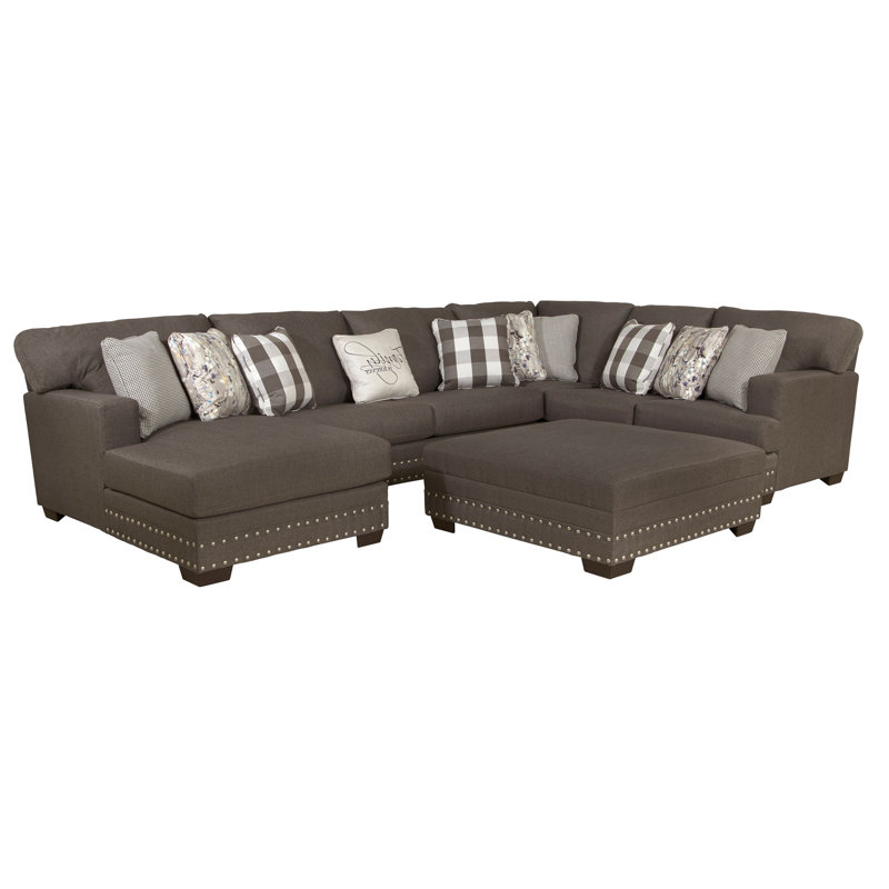  Canapé modulaire en chenille 3 pièces Gatha, Orienté à gauche (vu de face)