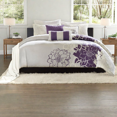 Ensembles de literie en satin de coton certifié, style maison moderne et floral