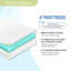 Matelas en mousse viscoélastique gélifiée 12 po-585615499-585615500