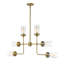 Lustree linéaire 6 lumières spoutnik modern Grantham-32059680