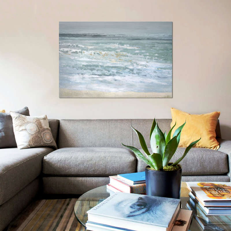 «Spindrift», reproduction sur toile tendue, H 8 po x l 12 po x p 0,75 po, Pas de tapis, Toile tendue