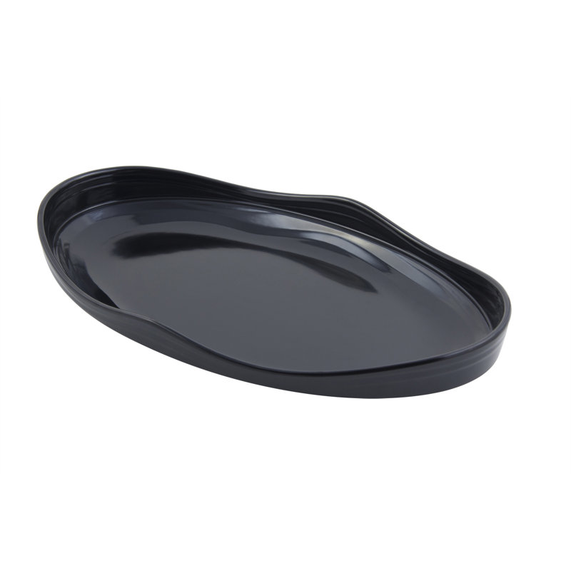 Mélamine Euro 96 oz. Bol de service, Noir