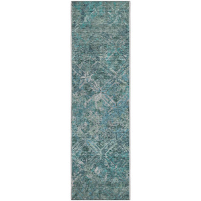 Premium Machine Washable Prisco Sage Rug