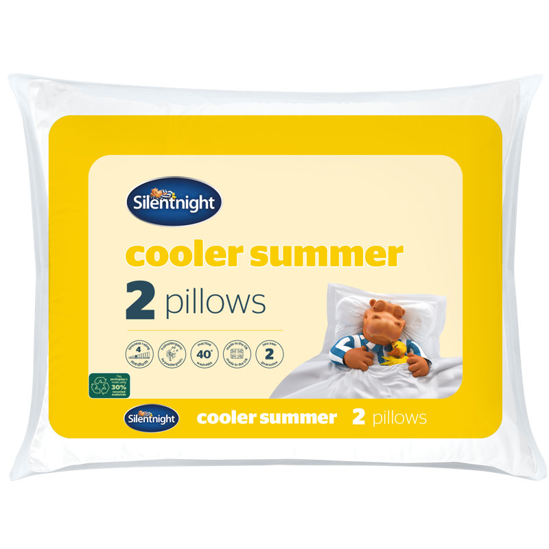 Silentnight Cooler Summer Pillows - 2 Pack
