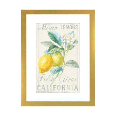 «Floursack Lemon II», reproduction sur toile tendue