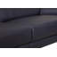 Causeuse bleu marine avec repose-tête réglable en cuir véritable bleu marine-1785126932