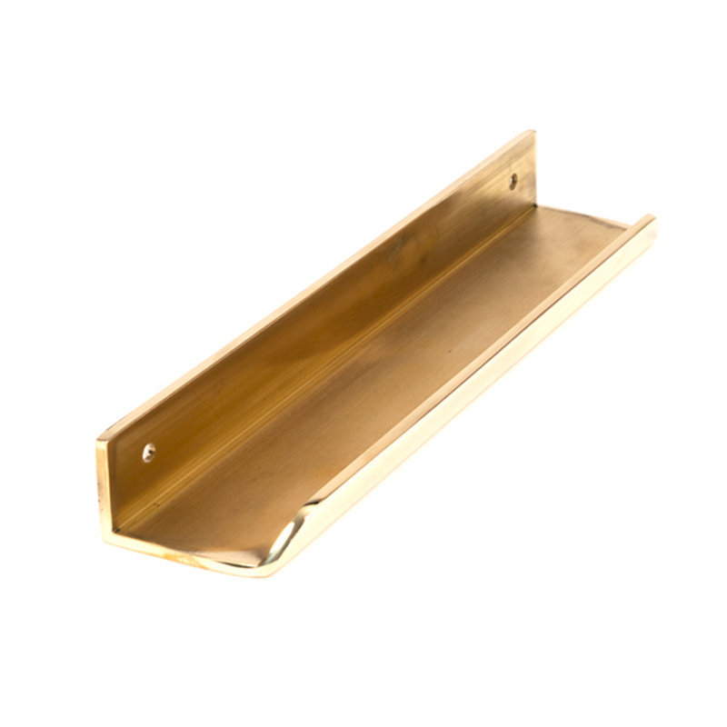 Polished Nickel 50Mm Moore Edge Pull, 17 cm, Polished Brass