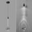 Mini luminaire suspendu en cristal à 1 lumière DEL Emryss-1924620175