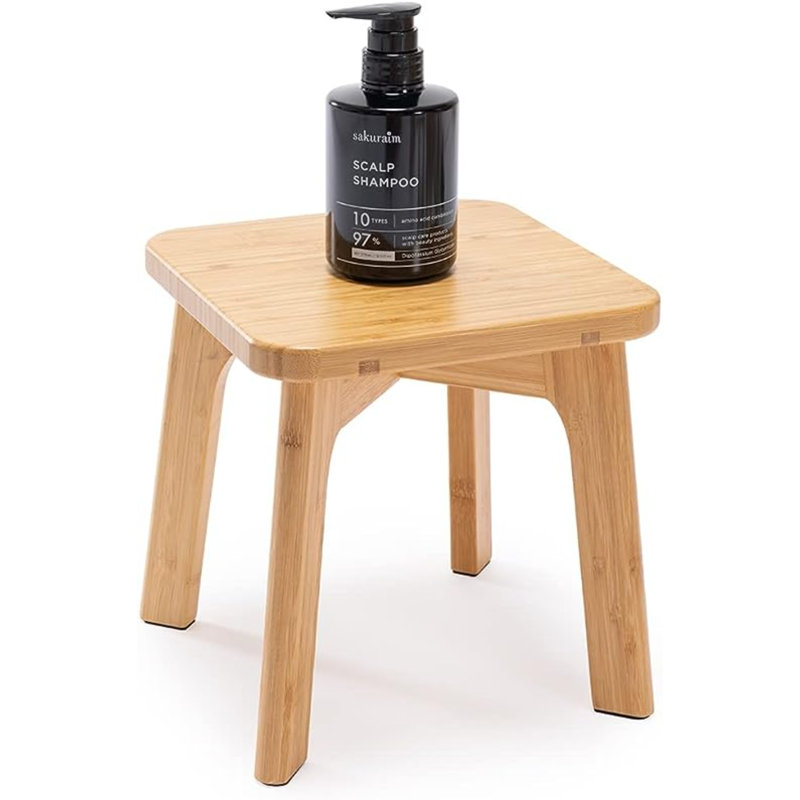 Banc de douche en bambou l 9,65 po Niangua
