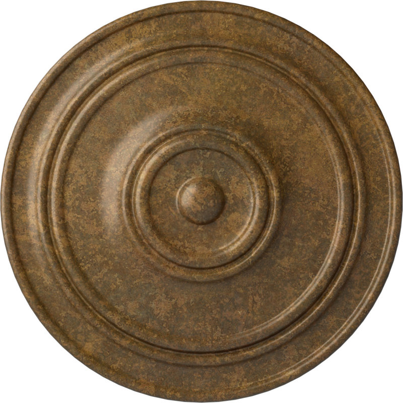 Médaillon de plafond classique Endurathane, 21 7/8 po x P 2 3/8 po (pour auvents jusqu'à 5 1/2 po), Bronze huilé