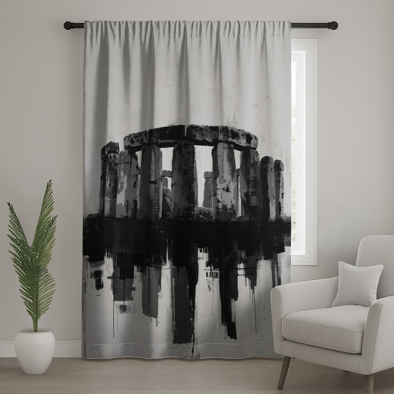 Rideaux et voilages Stonehenge, 50" x 92" - 1 Panel, Sheer