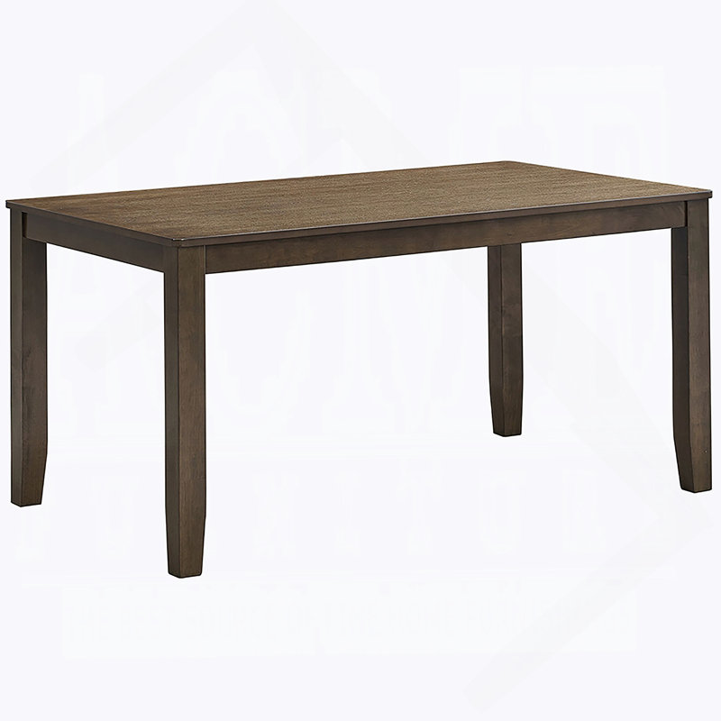 Table de salle à manger 1 pièce, H 30 po x L 59 po x l 35 po, Noyer
