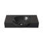 Lavabo central mural de 30 po avec support pour robinet côté droit en noir mat Chateau